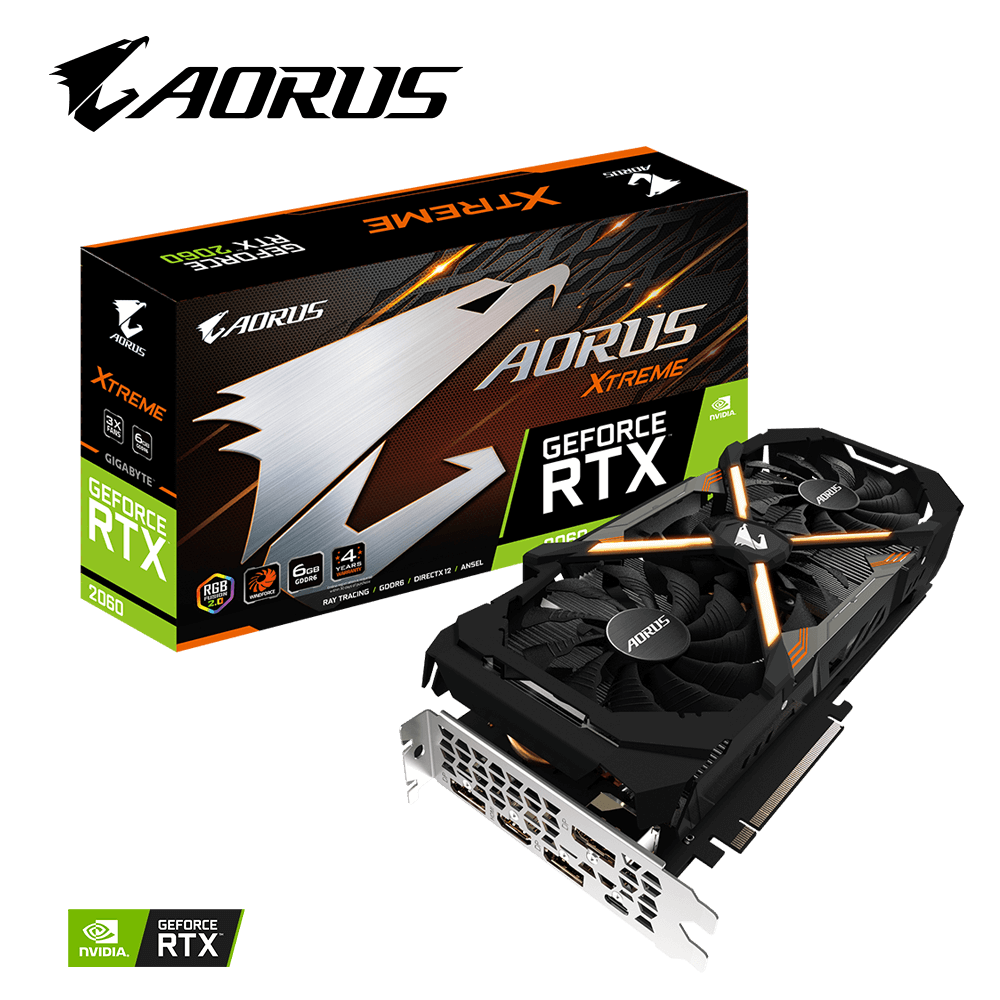 AORUS GeForce RTX™ 2060 XTREME 6G｜AORUS - GIGABYTE Latvija