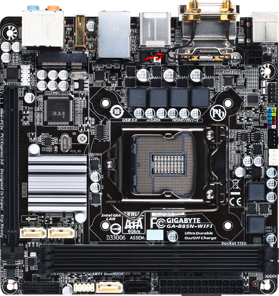 GA-B85N-WIFI (Rev. 1.1) Motherboard - GIGABYTE Global