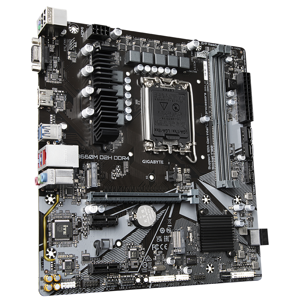 PCパーツ GIGABYTE B660M D2H DDR4 png