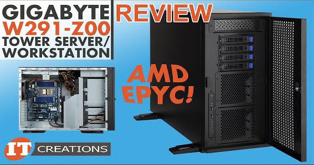 GIGABYTE W291-Z00 Server/Workstation Tower REVIEW