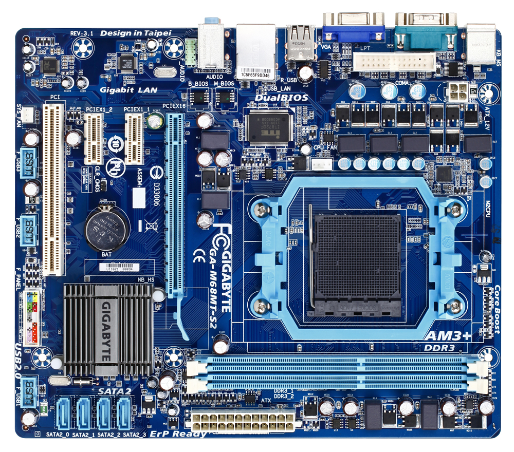 GA-M68MT-S2 (rev. 3.1) Overview | Motherboard - GIGABYTE Global