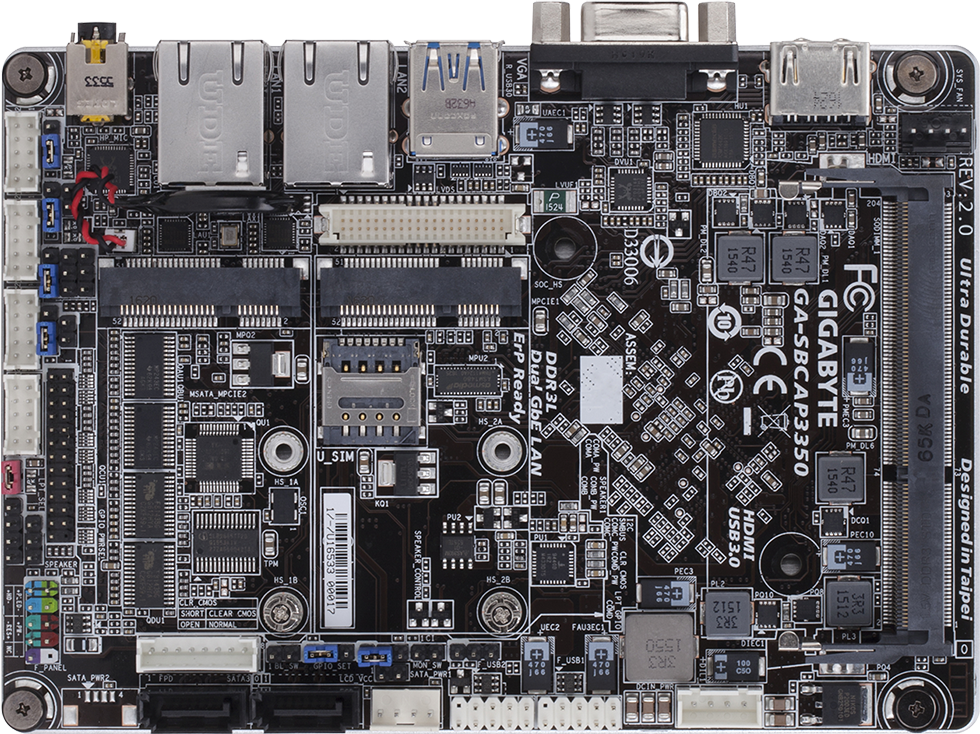 Mainboards - GA-SBCAP3350