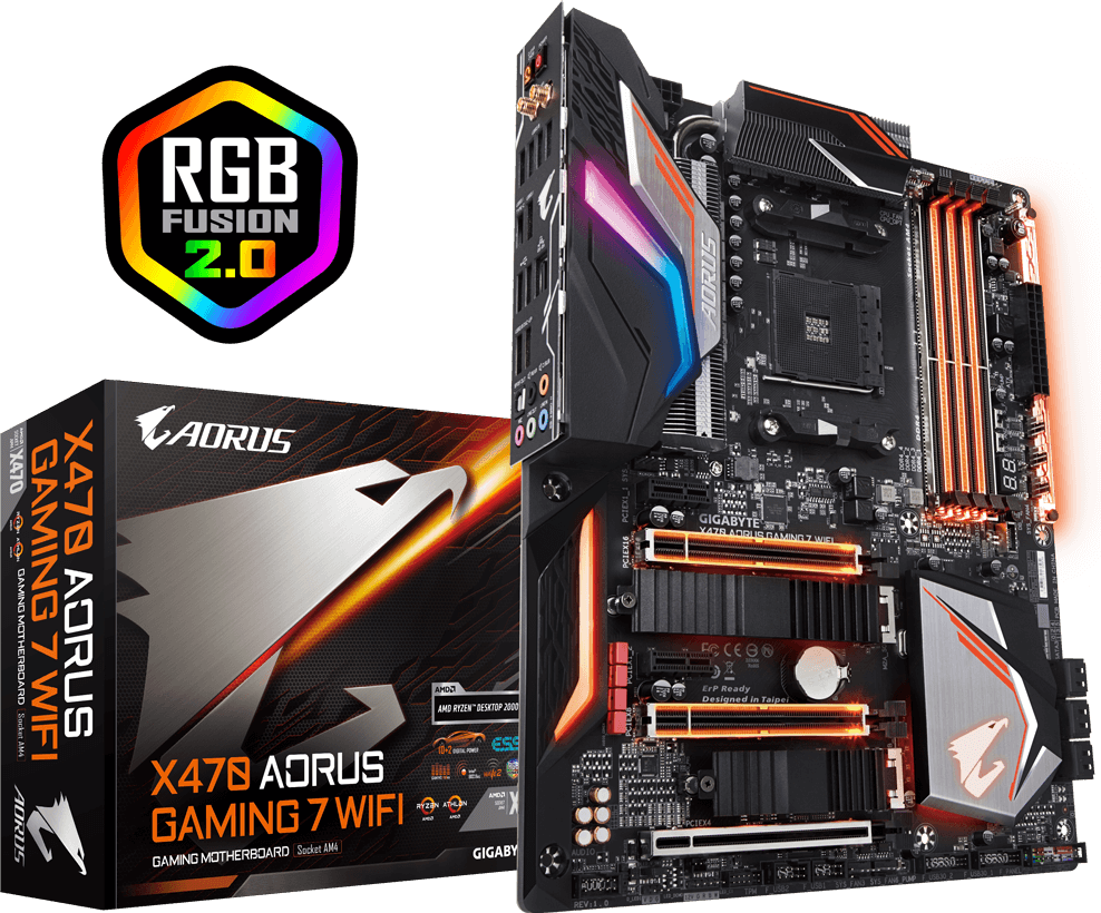 マザーボード GIGABYTE X470 AORUS GAMING 7 WIFI X470 AORUS GAMING 7 WIFI (Rev. 1.0) - GIGABYTE Global