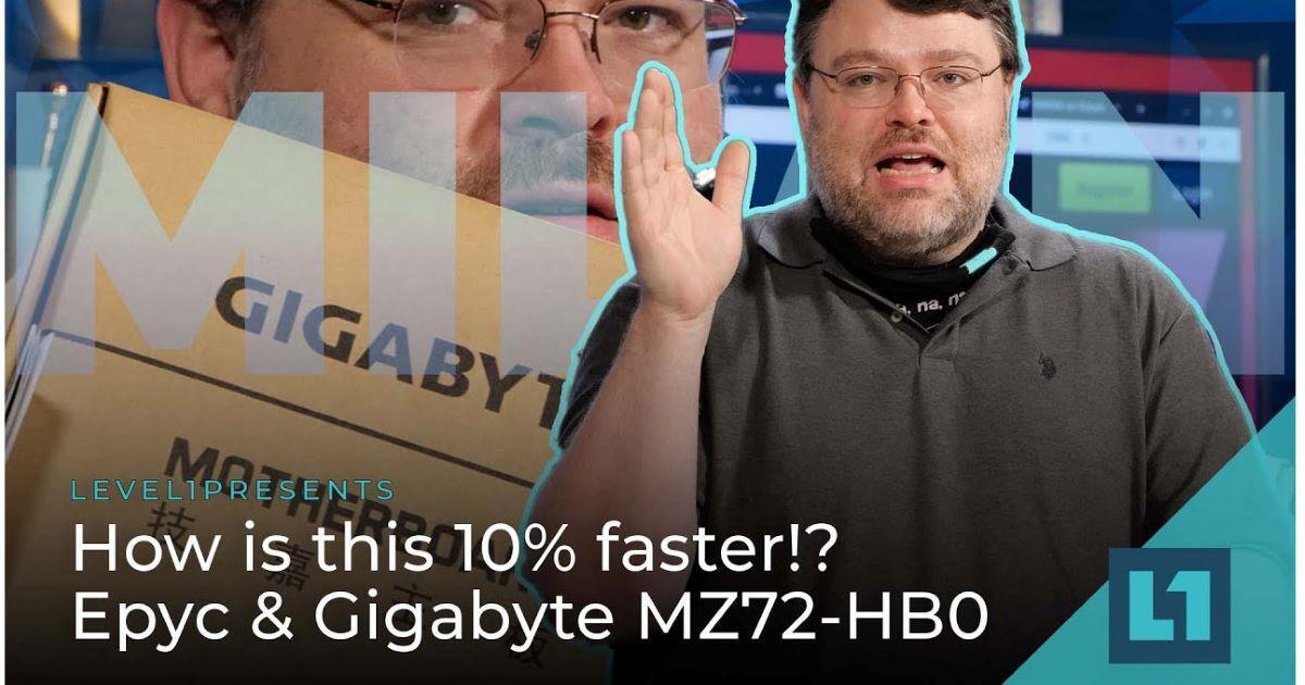 HOW IS THIS 10% FASTER!? EPYC & Gigabyte MZ72-HBO