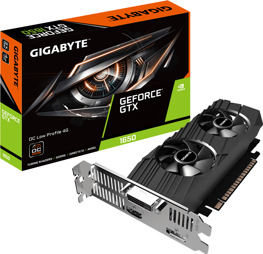 Graphics Card - GeForce® GTX 1650 OC Low Profile 4G
