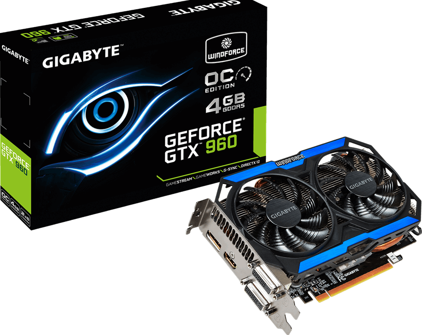 グラフィックスカード - GV-N960OC-4GD