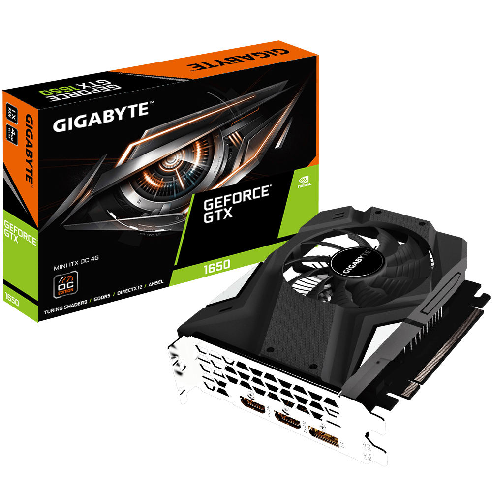 GeForce® GTX 1650 MINI ITX OC 4G 主な特徴 | グラフィックスカード 