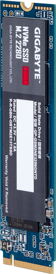 GIGABYTE NVMe SSD 256GB - GIGABYTE U.S.A.