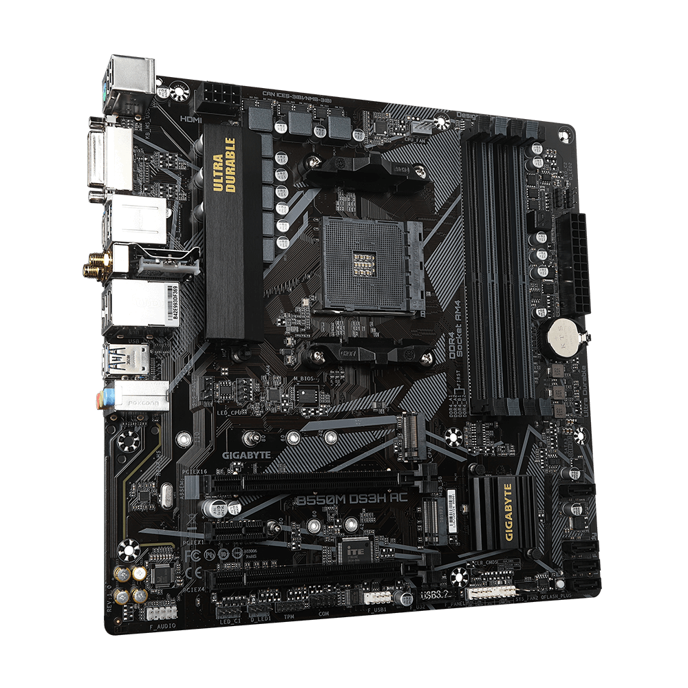 GIGABYTE B550M DS3H AC Motherboard｜AORUS GIGABYTE España