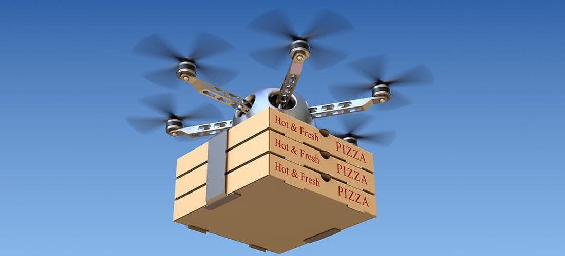 Autonomous delivery drones will depend on edge computing technology.