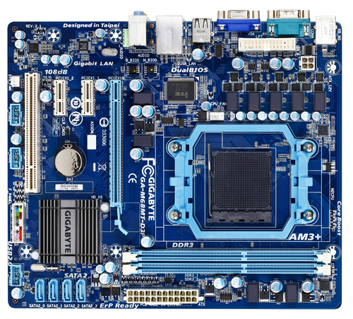 Gigabyte m52lt d3 какие процессоры поддерживает