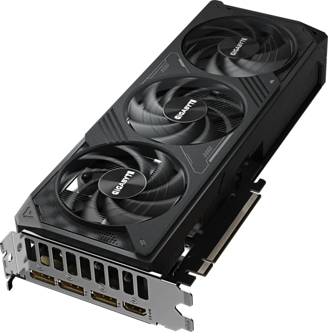 Placa RTX 5070 instalada em gabinete Small Form Factor