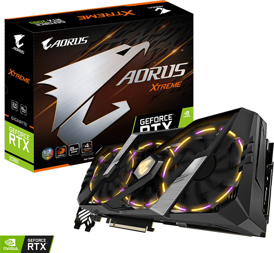 AORUS GeForce RTX™ 2080 XTREME 8G 箱無し AORUS GeForce RTX™ 2080 XTREME 8G Graphics Card - GIGABYTE Global