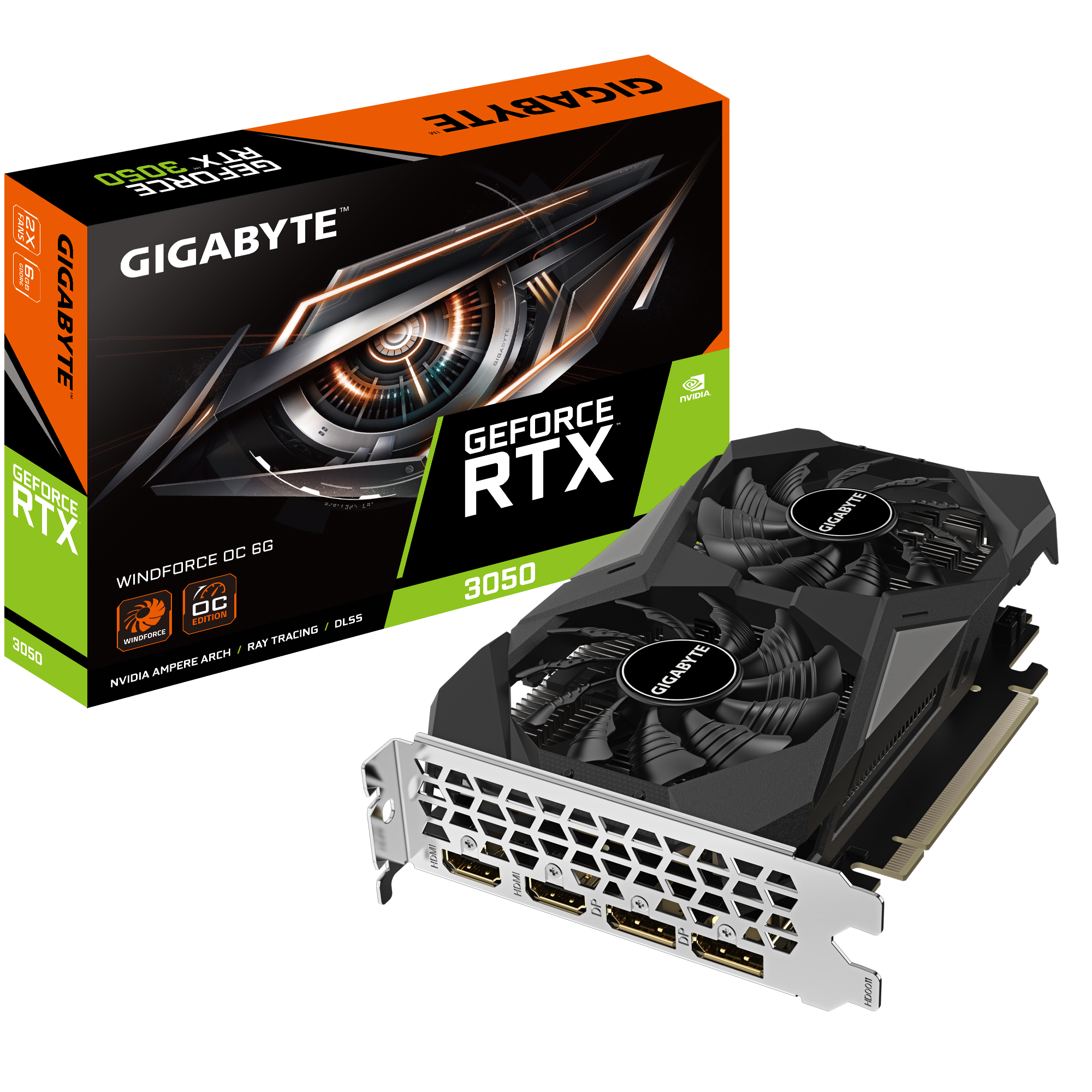 GeForce RTX™ 3050 WINDFORCE OC 6G