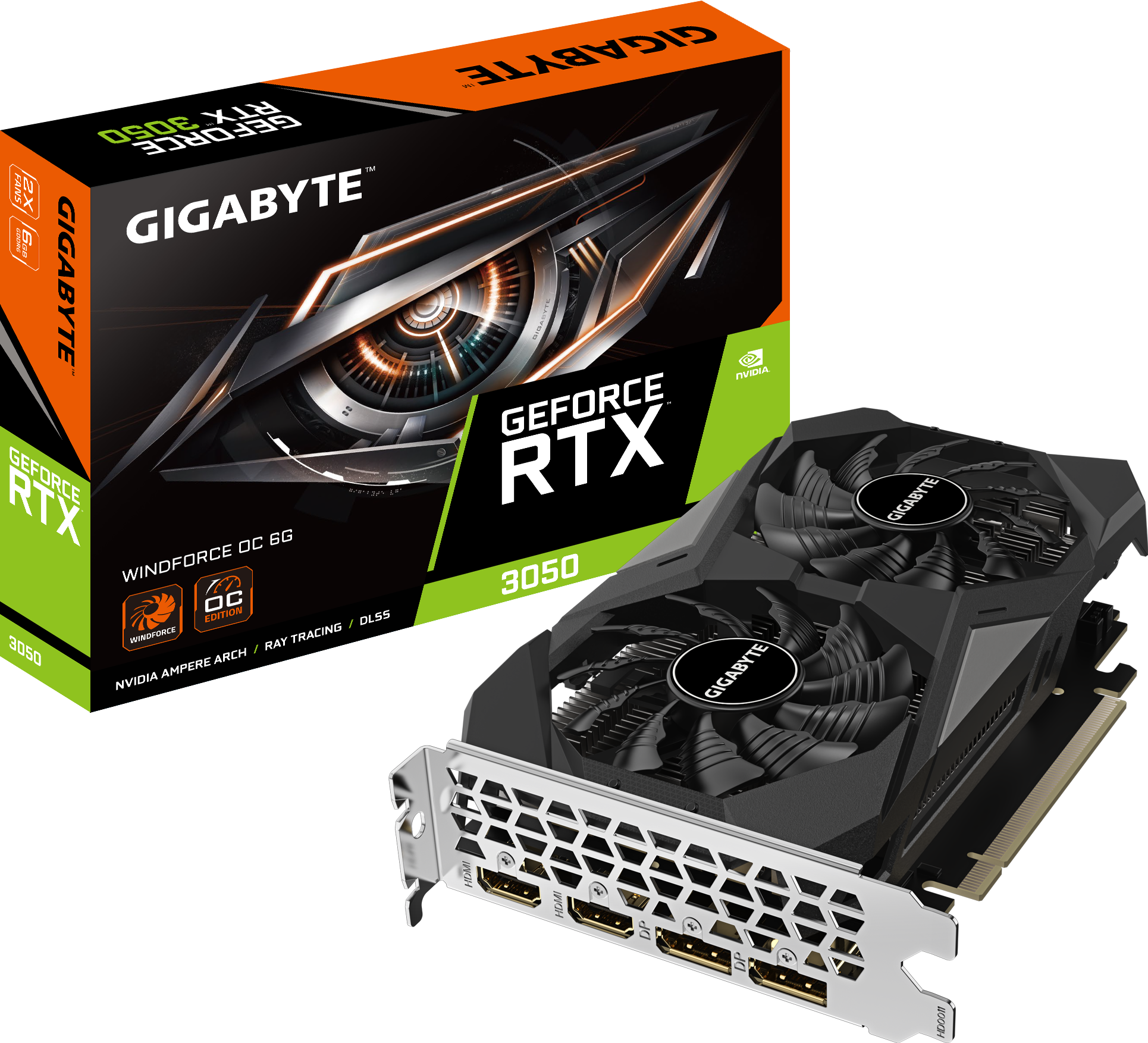 GeForce RTX™ 3050 WINDFORCE OC 6G - GIGABYTE Global