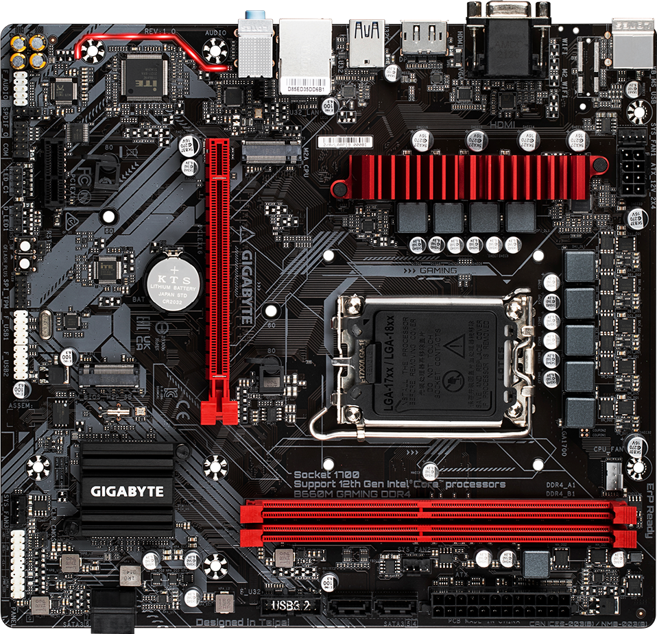 B660M GAMING DDR4 (Rev. 1.0) - GIGABYTE U.S.A.