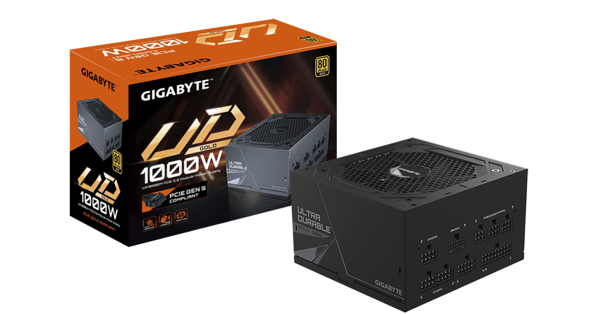 GIGABYTE Launches UD1000GM PCIE 5.0 Power Supply