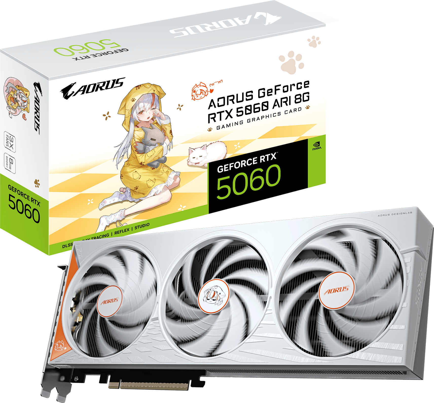 AORUS GeForce RTX™ 5060 ARI 8G Graphics Card - GIGABYTE Global