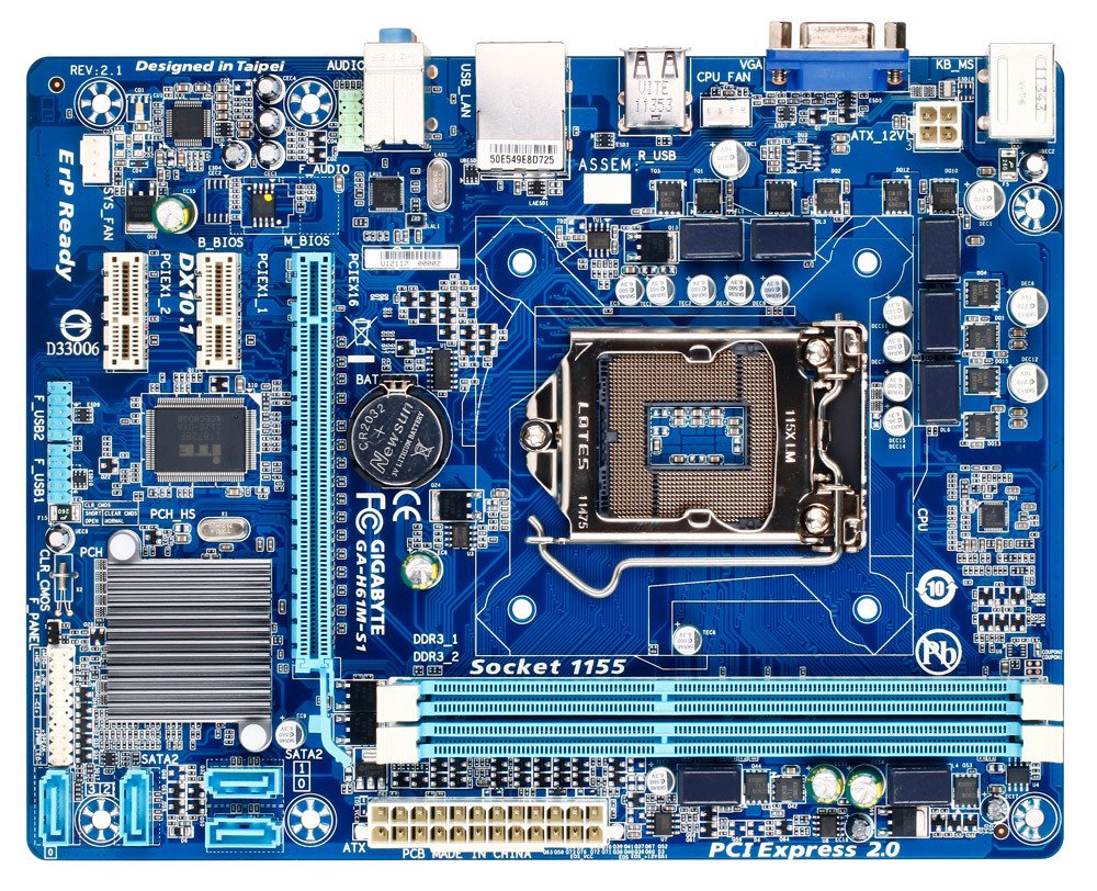 GA-H61M-S1 (rev. 2.1) Learn more | Motherboard - GIGABYTE Italy