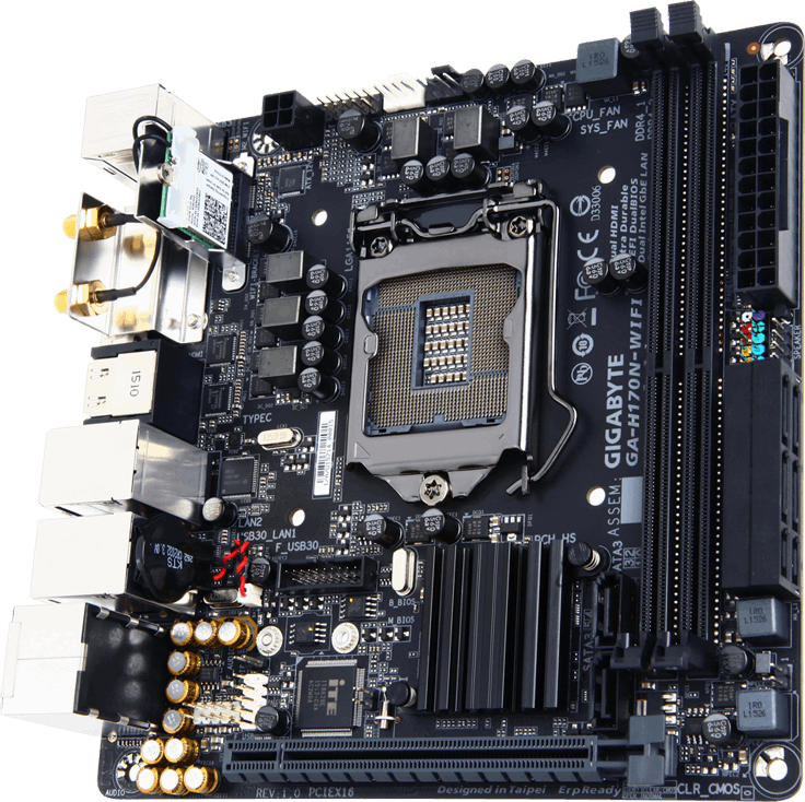 【新品未使用】GIGABYTE H170N-WIFI マザーボードLGA1151 GA-H170N-WIFI (Rev. 1.0) Motherboard Specifications - GIGABYTE Global
