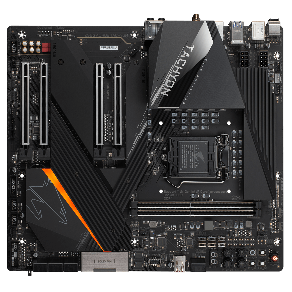 Aorus Z590 Tachyon マザーボード Z590 AORUS TACHYON (rev. 1.0) Key Features | Motherboard