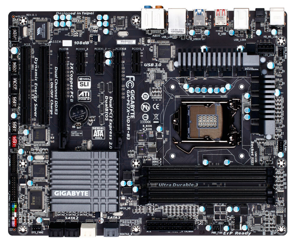 GA-P67X-UD3R-B3 (rev. 1.0) Gallery | Motherboard - GIGABYTE Global