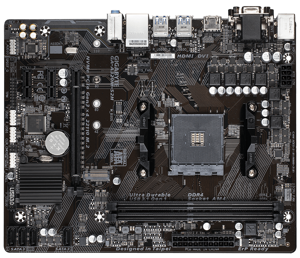 M ATX Gaming Carte mère AMD Am4 Socket APU, processeur AMD Ryzen