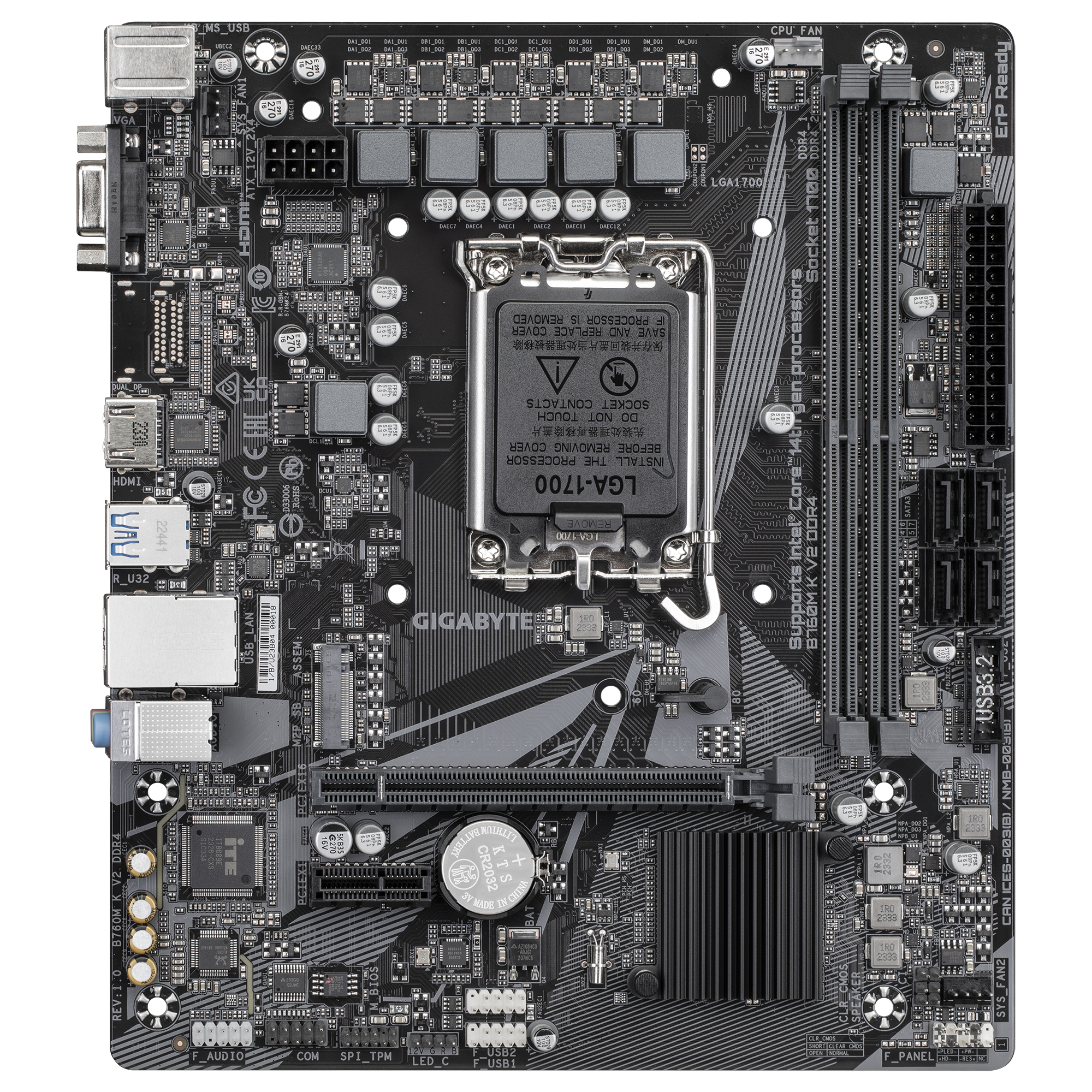 B760M K DDR4 (rev. 1.0) Key Features | Motherboard