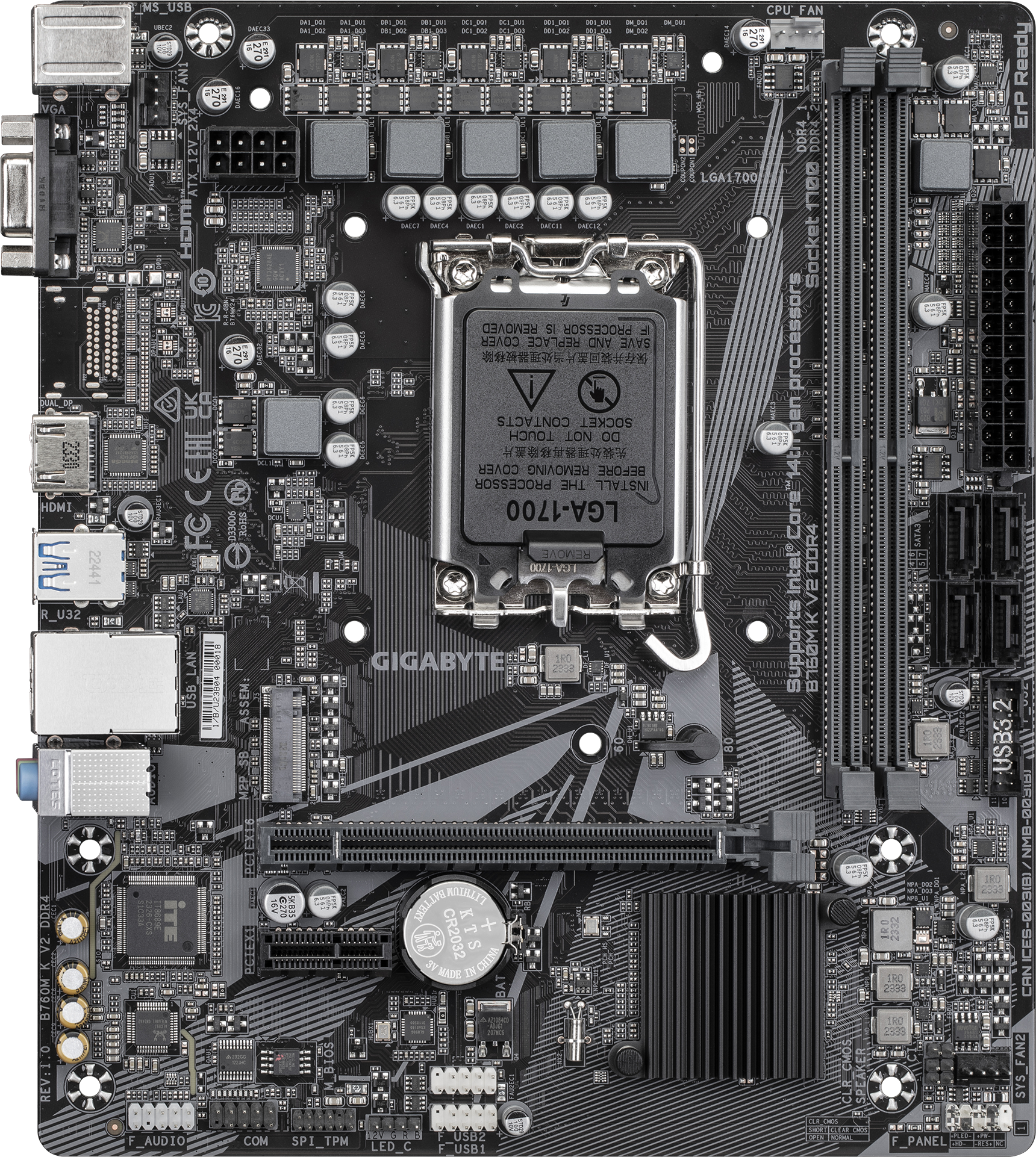B760M K V2 DDR4 マザーボード - GIGABYTE Japan