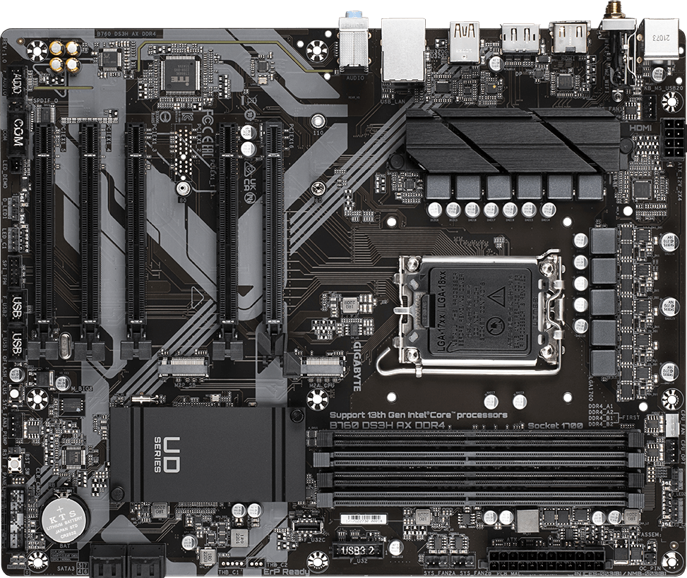 B760 DS3H AX DDR4 (Rev. 1.x) - GIGABYTE Global