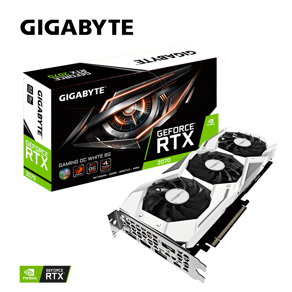 GeForce RTX™ 2070 GAMING OC WHITE 8G｜AORUS