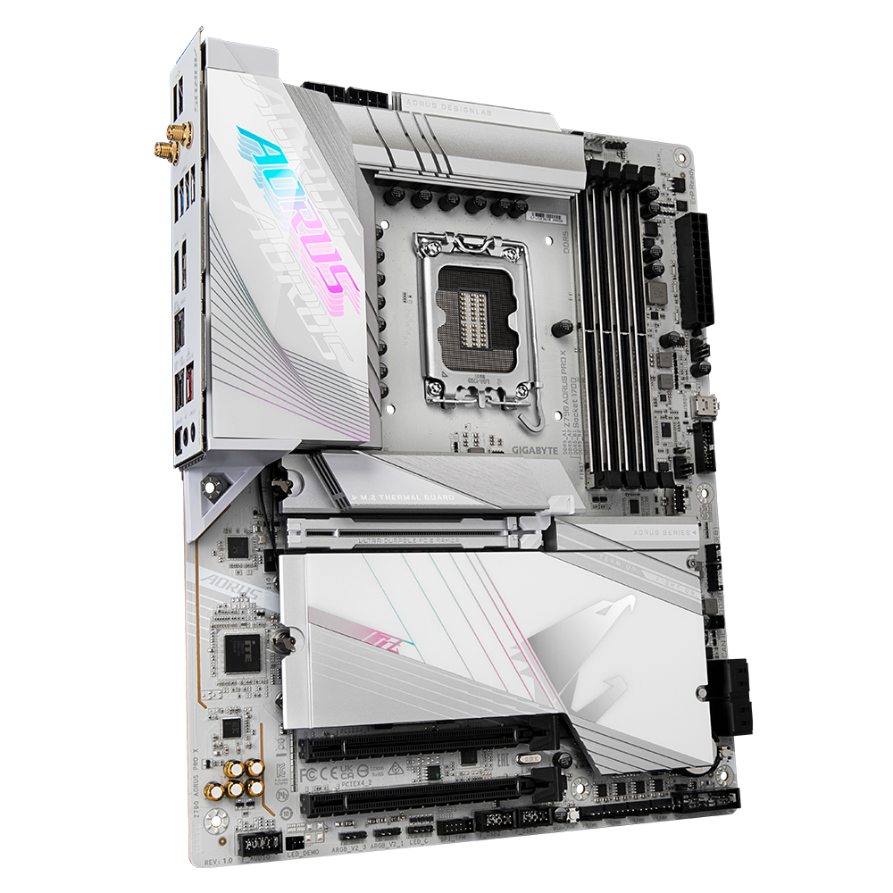 GIGABYTE Unveils Two Stylish White Motherboards, Supporting Intel