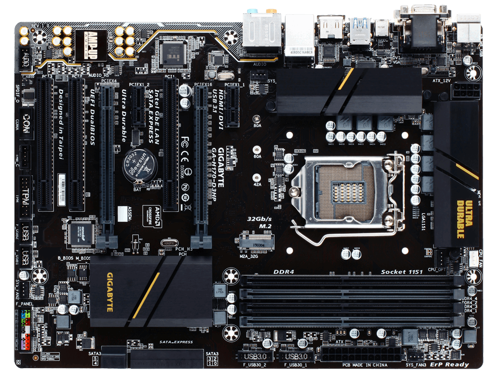 GA-H170-D3HP (rev. 1.0) フォトギャラリー | マザーボード