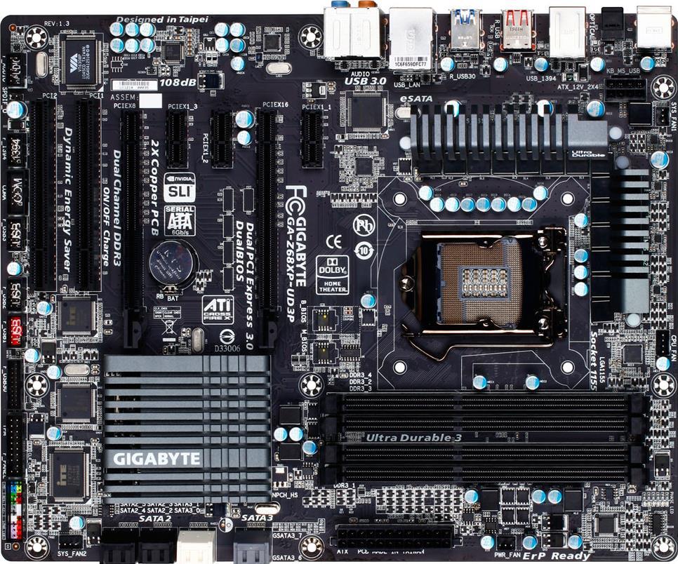 GA-Z68XP-UD3P (Rev. 1.3) Motherboard Specifications - GIGABYTE Global