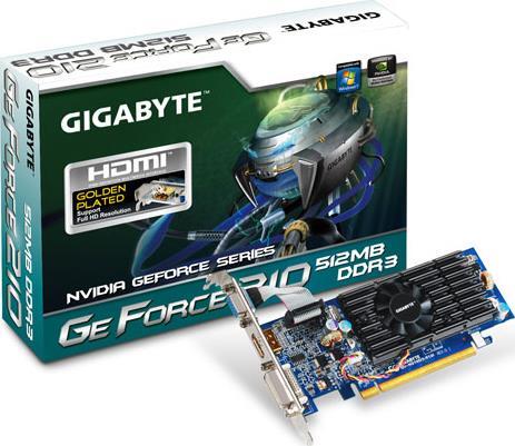 グラフィックスカード - GV-N210D3-512I