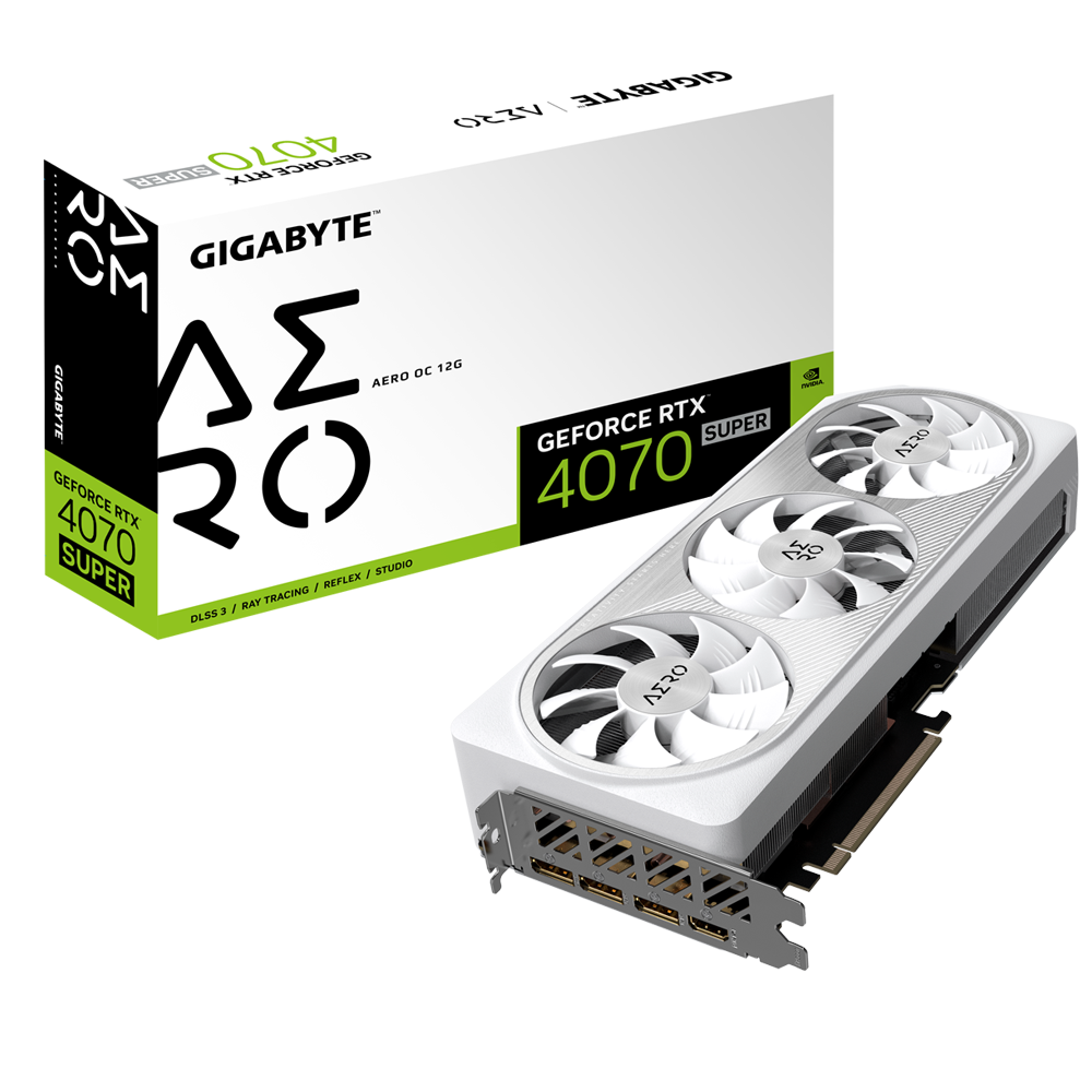 GeForce RTX™ 4070 SUPER AERO OC 12G Key Features