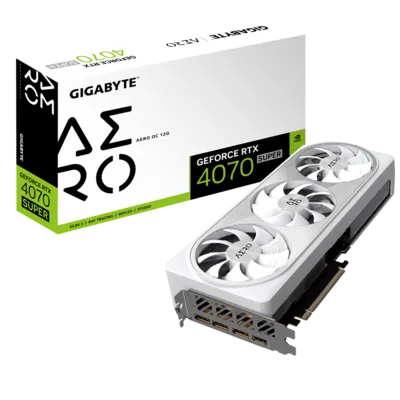 GIGABYTE GeForce RTX™ 4070 SUPER AERO OC 12G