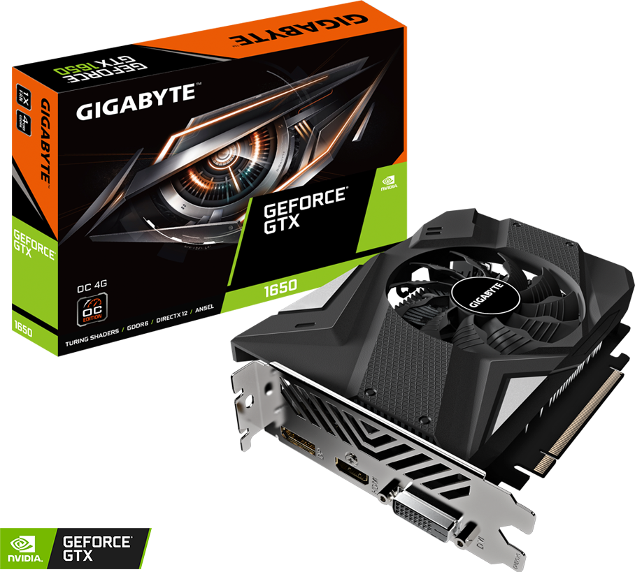 GeForce® GTX 1650 D6 OC 4G (Rev. 3.0) Graphics Card - GIGABYTE Global