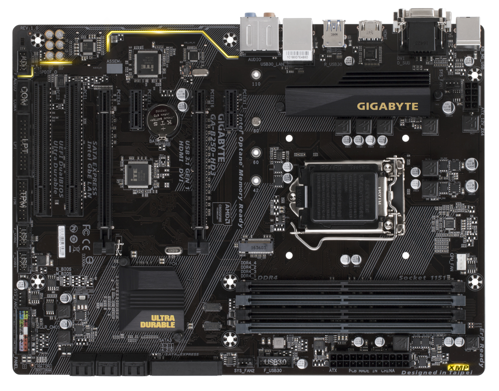 GA-B250-HD3 (rev. 1.0) Gallery | Motherboard - GIGABYTE Global