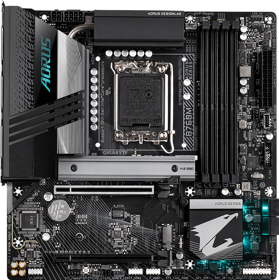 B760M AORUS PRO DDR4 (Rev. 1.0) Motherboard - GIGABYTE Global