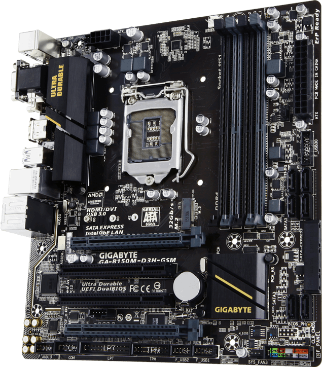 GA-B150M-D3H GSM (Rev. 1.0) Motherboard - GIGABYTE United States