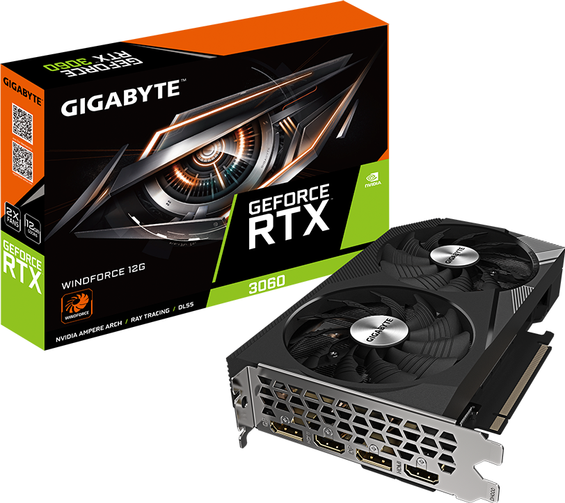 GeForce RTX™ 3060 WINDFORCE 12G (Rev. 2.0) - GIGABYTE Global