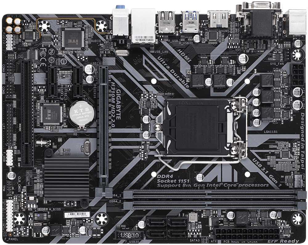 H310M HD2 2.0｜AORUS GIGABYTE USA