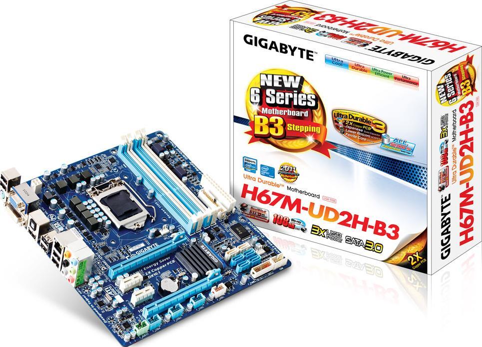 Motherboard - GA-H67M-UD2H-B3
