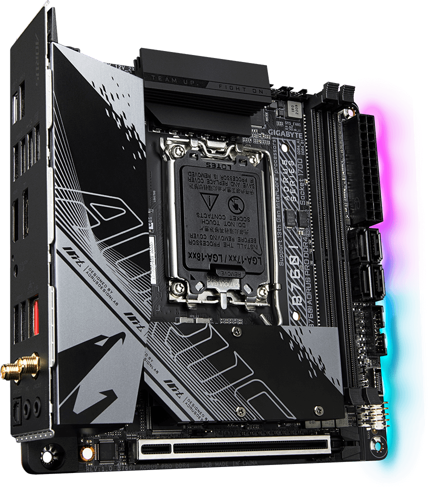 マザーボード B760I AORUS PRO DDR4 B760I AORUS PRO DDR4 (Rev. 1.x) - GIGABYTE Japan
