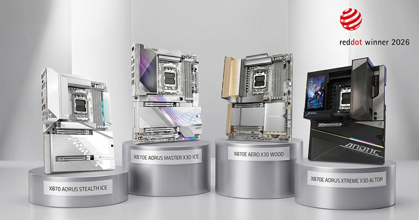 GIGABYTE Motherboards Earn Supreme Recognition with 2026 Red Dot Design Honors