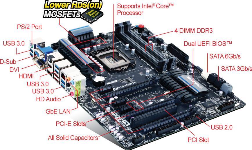 GA-Z77X-UD4H (Rev. 1.0) マザーボード - GIGABYTE Japan