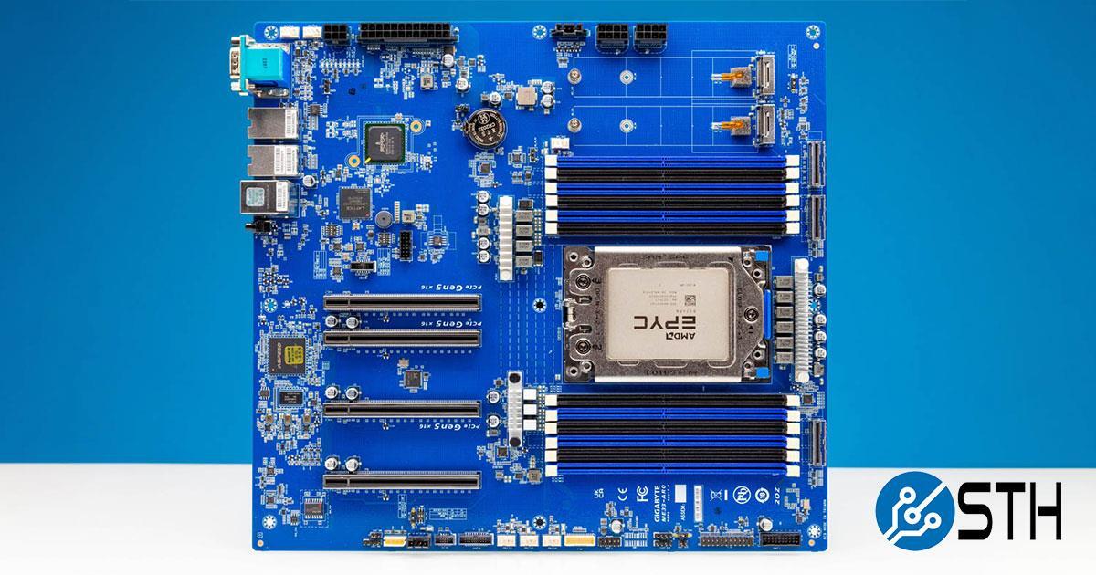 GIGABYTE ME33-AR0 AMD EPYC 8004 Motherboard Review