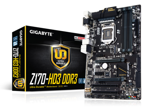 GA-Z170-HD3 DDR3 ‏(rev. 1.0)‏