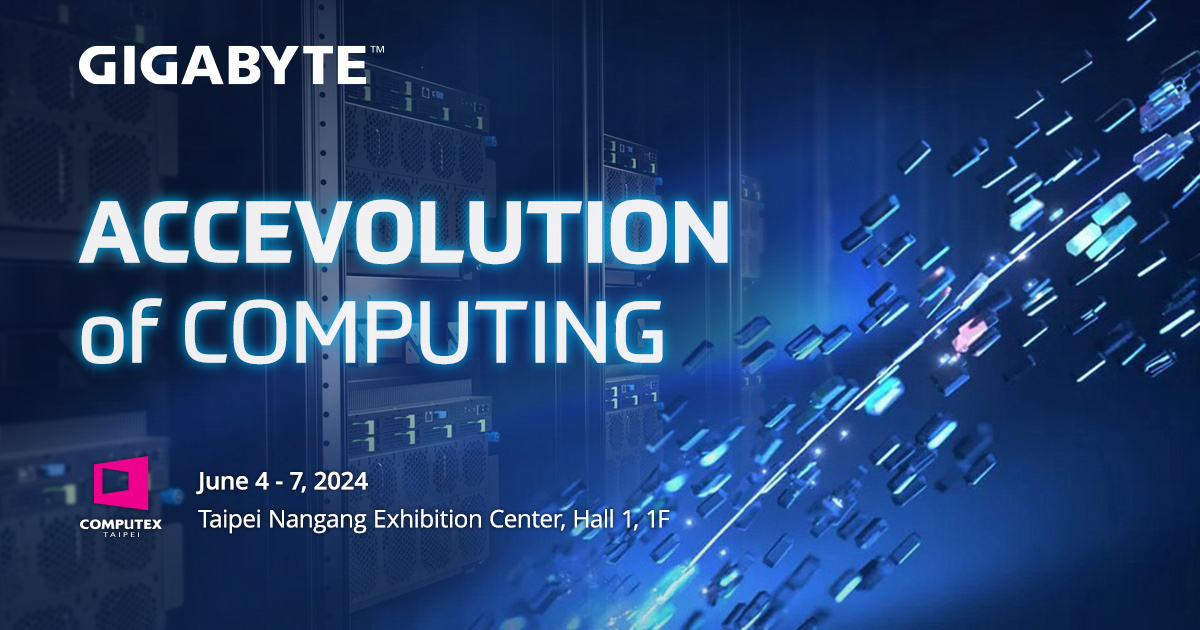 Shining Bright atop Taipei 101, GIGABYTE Redefines AI Evolution Accelerated by Next-Generation Computing at COMPUTEX
